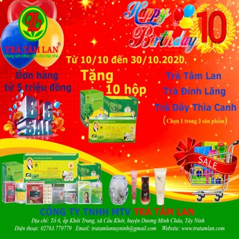 CHƯƠNG TRÌNH KHUYẾN MÃI - TRI ÂN KHÁCH HÀNG - KỶ NIỆM 10 NĂM THÀNH LẬP CÔNG TY