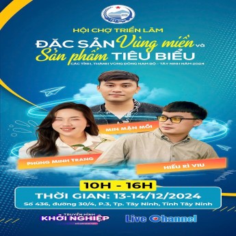 TRÀ TÂM LAN TẠI HỘI CHỢ ĐẶC SẢN VÙNG MIỀN ĐÔNG NAM BỘ - TÂY NINH 2024