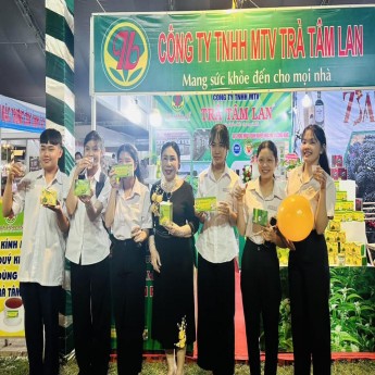 CÔNG TY TRÀ TÂM LAN tưng bừng cùng Lễ hội Văn hoá, du lịch nghề làm bánh tráng phơi sương Trảng Bàng lần thứ V - năm 2024