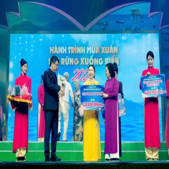 CÔNG TY TRÀ TÂM LAN ĐỒNG HÀNH CÙNG “HÀNH TRÌNH MÙA XUÂN LÊN RỪNG XUỐNG BIỂN 2024”